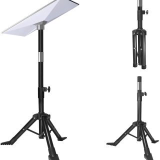 Zatelitount Starlink Tripod Mount Gen 3 Extended Stand, 4ft Adjustable Heavy Duty Stand with Non-Slip Pads, Supports Starlink Gen 3/V4 Dish, Perfect for Roof, Yard, Camping, and RV Travel