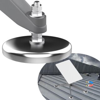 600 pounds Magnetic roof Mount for starlink,Strong Neodyminum Round Magnet mounting kit for starlink V2(Gen2) Dish,Each Magnet with 150 pounds Pull-Force for starlink Antennas Internet kit Satellite