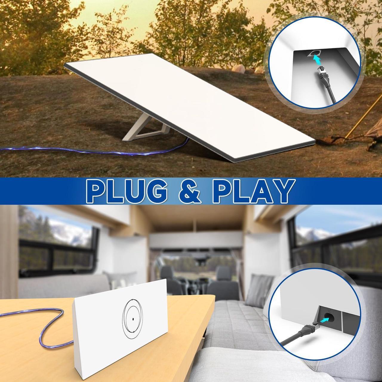 SZSAUTO 75Ft Waterproof Replacement Cable for Starlink Gen 3 Rectangular Satellite Compatible with Starlink V 3 Standard Kit - High Speed Transmission - for Replacement Standard Starlink Gen 3 Cable | +254 701 245089 SZSAUTO 75Ft Waterproof Replacement Cable for Starlink Gen 3 Rectangular Satellite Compatible with Starlink V 3 Standard Kit - High Speed Transmission - for Replacement Standard Starlink Gen 3 Cable - Image 5