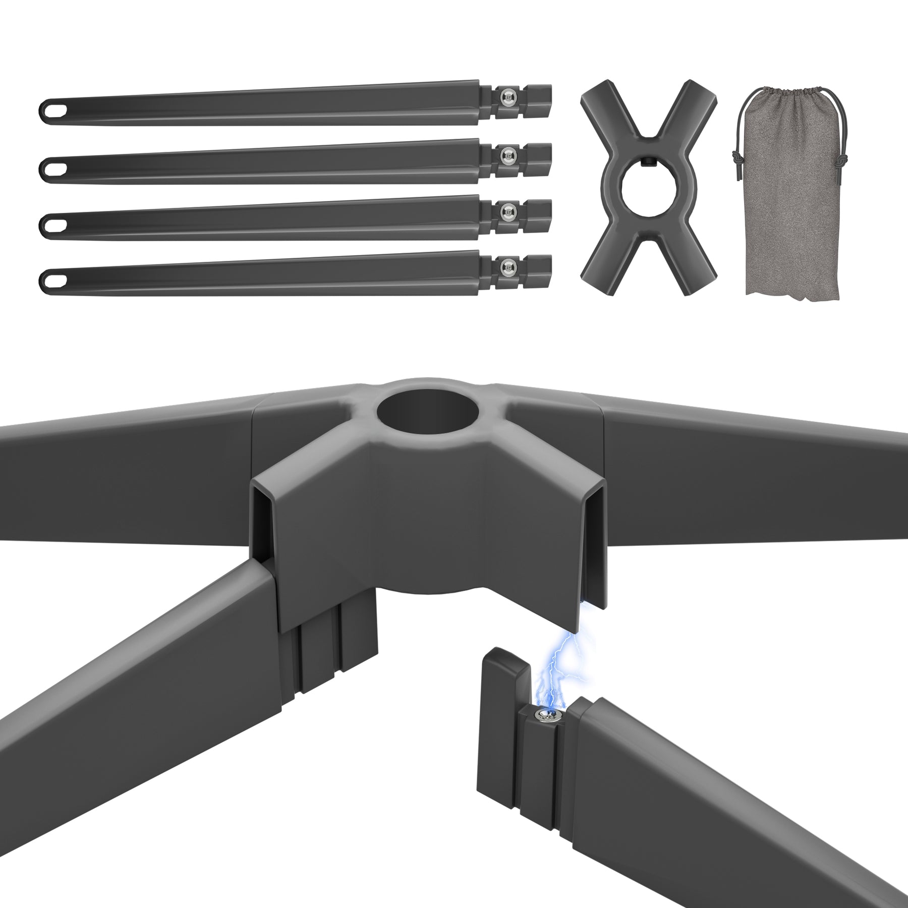 Portable Starlink Gen 2 Dish Detachable Magnetic Base Ground Mount | +254 701 245089 Portable Starlink Gen 2 Dish Detachable Magnetic Base Ground Mount - Image 2