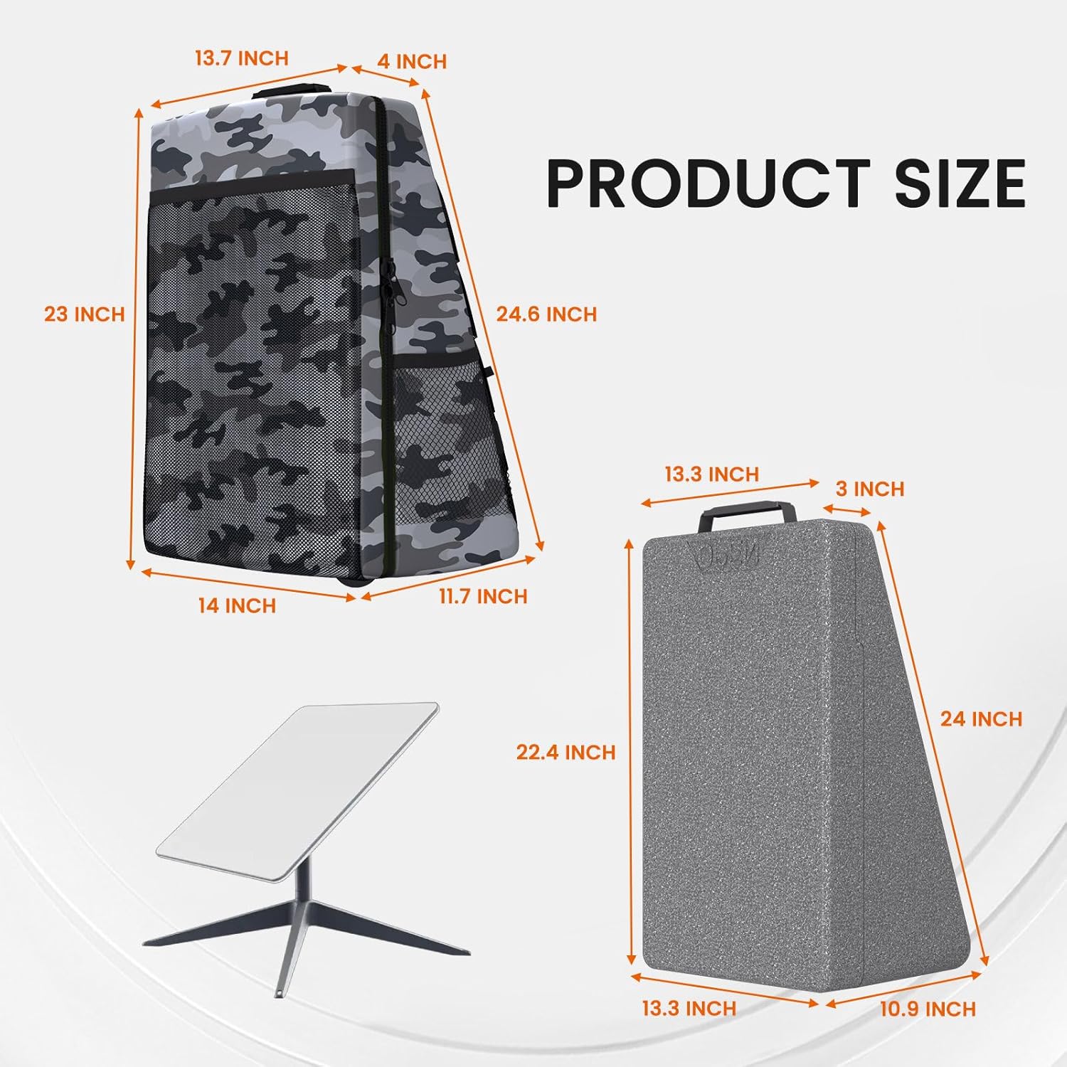 Starlink Gen 2 Camo Travel Backpack with Inner Hard Case | +254 701 245089 Starlink Gen 2 Camo Travel Backpack with Inner Hard Case - Image 2