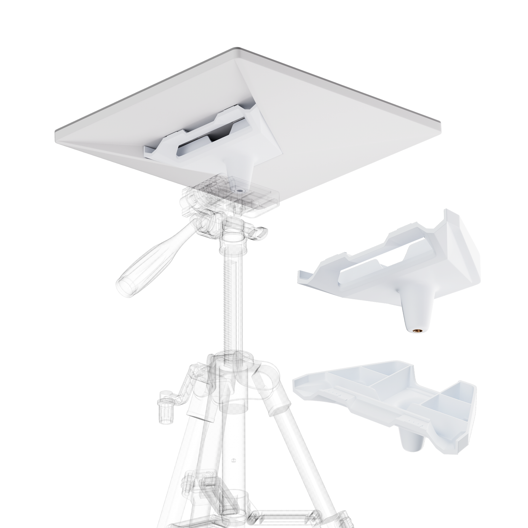 Starlink Mini Tripod Mount Adapter for 1/4"-20 Threaded Pattern Tripod