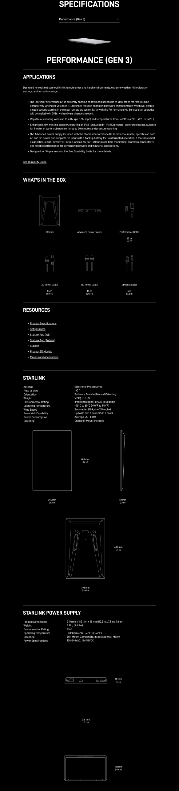 Starlink Performance Kit, Wedge Mount (Gen 3) taleh | +254 701 245089 screencapture starlink specifications 2025 08 25 06 46 31 scaled | +254 701 245089